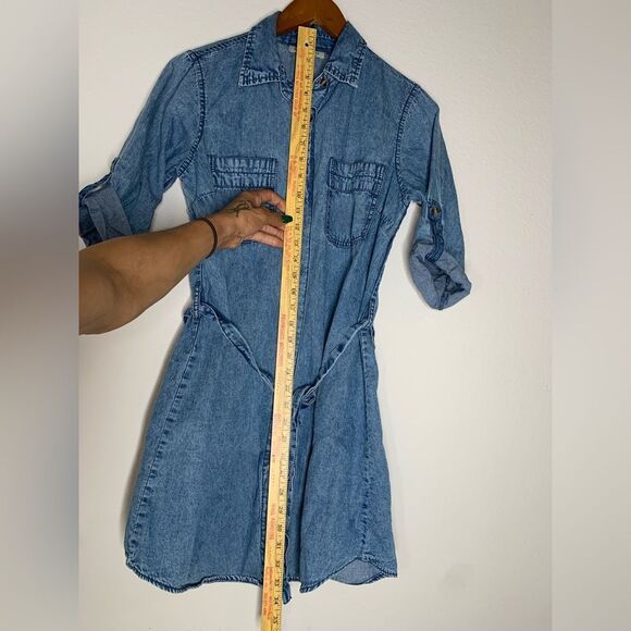 Speed Control Blue Denim Dress - Picture 4 of 5